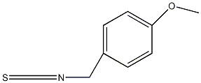 4-甲氧基苄基硫氰酸酯结构式