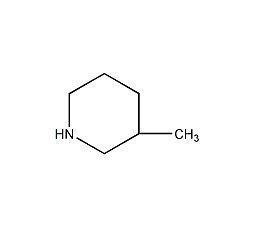 3-甲基哌啶结构式