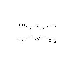 2,4,5-三甲基苯酚结构式