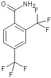 2,4-双(三氟甲基)苯甲酰胺结构式