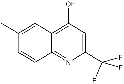 4-羟基-6-甲基-2-(三氟甲基)喹啉结构式