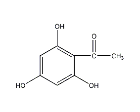 2',4',6'-三羟基苯乙酮水合物结构式