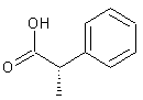 (S)-2-苯丙酸结构式