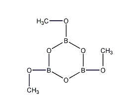 三甲氧基环硼氧烷结构式
