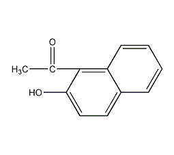 2-羟基-1-萘乙酮结构式