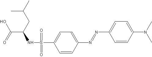丹磺酰-L-亮氨酸结构式