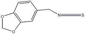 3,4-(亚甲二氧基)苯甲基 异硫氰酸酯结构式