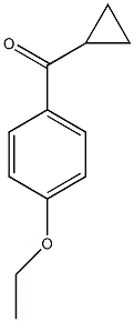 环丙基-4-乙氧苯基甲酮结构式
