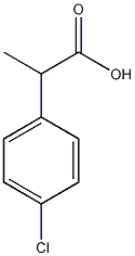 4-氯-a-甲苯基醋酸结构式