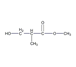 (S)-(+)-3-羟基异丁酸甲酯结构式