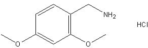 2,4-二甲氧基苯甲酰胺盐酸盐结构式