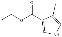 4-甲基吡咯-3-羧酸乙酯结构式
