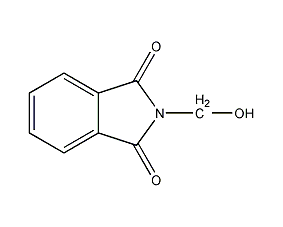 N-羟甲基邻苯二甲酰亚胺结构式