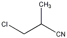 3-氯-2-甲基丙腈结构式