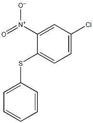 4-氯-2-硝基二苯基硫结构式