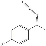 (R)-(+)-1-(4-溴苯基)异氰酸乙酯结构式