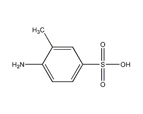 4-氨基-3-甲基苯磺酸结构式