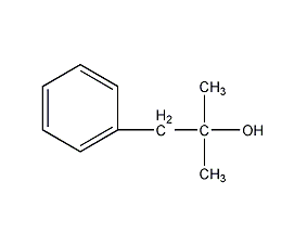 2-甲基-1-苯基-2-丙醇结构式