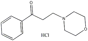 3-(4-吗啉基)苯丙酮盐酸盐结构式