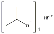 Hafnium isopropoxide isopropanol adduct