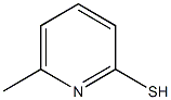 2-巯基-6-甲基吡啶结构式