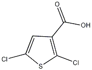 2,5-二氯噻吩-3-羧酸结构式