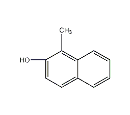 1-甲基-2-萘酚结构式