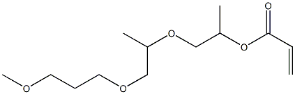 聚(丙二醇)甲醚丙烯酸酯结构式