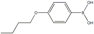 4-丁氧基苯硼酸结构式
