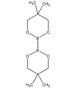 双(新戊基乙二醇)二硼结构式