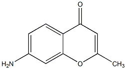 7-氨基-2-甲基色酮结构式