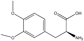 3-(3,4-二甲氧苯基)-L-丙氨酸结构式