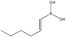 (E)-己烯-1-基硼酸结构式