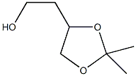 4-(2-羟基乙基)-2,2-二甲基-1,3-二氧戊环结构式