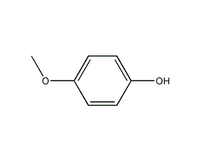 4-甲氧基苯酚结构式