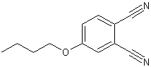 4-丁氧基邻苯二甲腈结构式