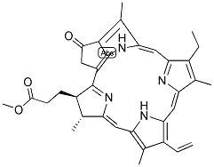 焦脱镁叶绿酸α甲酯结构式