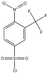 4-硝基-3-(三氟甲基)苯磺酰氯结构式