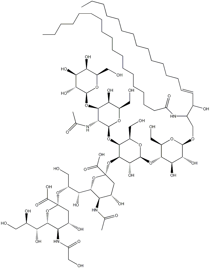 神经节苷酯GD1b二钠盐结构式