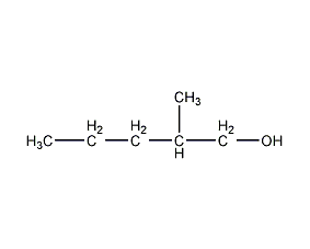 2-甲基-1-戊醇结构式