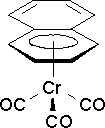 三羰基(萘)铬结构式