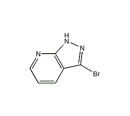 3-溴-1H-吡唑并[3,4b]吡啶结构式