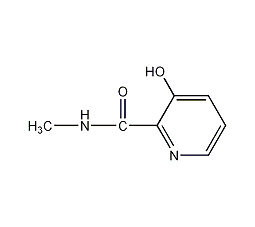 3-羟基-N-甲基-2-甲酰胺结构式