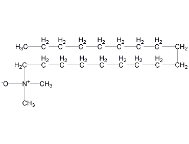 N,N-二甲基十八烷基-N-氧化胺结构式