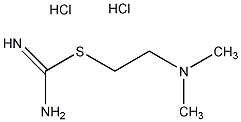 S-(2-二甲基氨基乙基)异硫脲二盐酸盐结构式