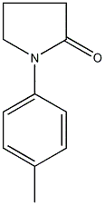 1-(4-甲基苯基)-2-吡咯烷酮结构式