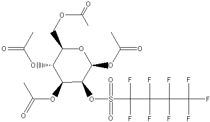 1,3,4,6-Tetra-O-acetyl-2O-nonafluoroutane-sulfonyl-β-D-mannopyranose