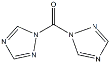 1,1'-羰基-二-(1,2,4-三唑)结构式
