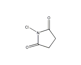 N-氯代丁二酰亚胺结构式