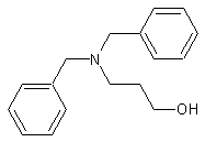3-(二苯甲基氨基)-1-丙醇结构式